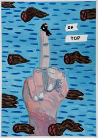 On top by Cesc Abad contemporary artwork painting