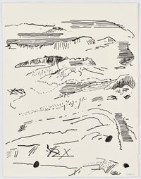 Landscape Above, Below IX by Clive Van Den Berg contemporary artwork painting, works on paper, drawing
