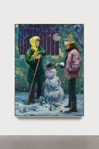 Dirty Snowman by Chen Zuo contemporary artwork painting, works on paper