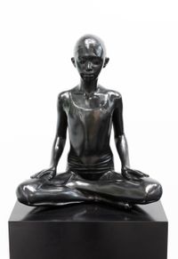 Eriko Sitting by Don Brown contemporary artwork sculpture