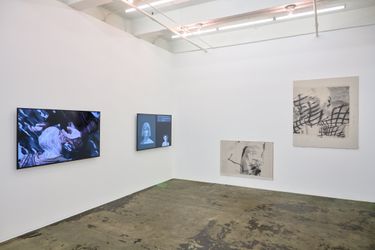 Exhibition view: Group Exhibition, Unfurled, Thomas Erben Gallery, New York (13 July–4 August 2023). Courtesy Thomas Erben Gallery.