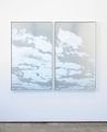 Kumo (Cloud) Diptych 01.21.2023 NYC by Miya Ando contemporary artwork 1