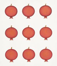 Pomegranate by Olivia Fraser contemporary artwork works on paper