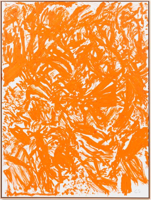 Trailer Scene [Orange] by Chris Succo contemporary artwork
