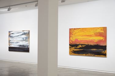 Exhibition view: Gretchen Albrecht, Between gesture and geometry, Two Rooms (12 April–25 May 2019). Courtesy Two Rooms, Auckland.