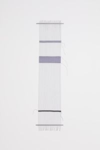 Lattice 2 (Grey +) by Goshka Macuga contemporary artwork sculpture, textile