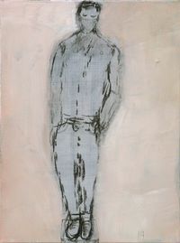A very quiet boy by Kristin Stephenson (Hollis) contemporary artwork painting