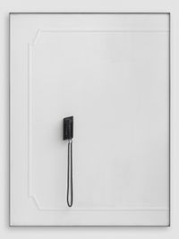 Black Telephone (Dreaming) by Martin Boyce contemporary artwork sculpture