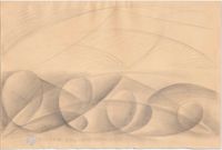 Linea di velocità + vortice by Giacomo Balla contemporary artwork painting, works on paper, drawing