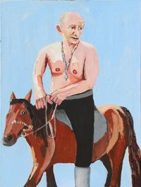 Putin by Vincent Namatjira contemporary artwork painting