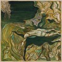 yuba river by Billy Childish contemporary artwork painting, drawing