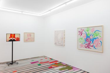 Exhibition view: Oisín Byrne, Act Natural, Amanda Wilkinson Gallery, London (12 May–5 August 2022). Courtesy Amanda Wilkinson Gallery.