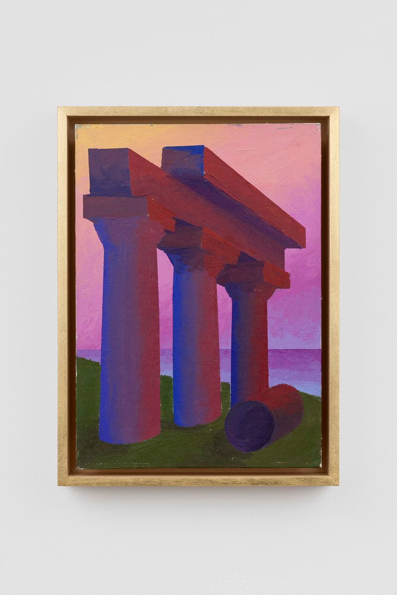 Senza titolo, 1991 by Salvo, Oil on canvas board, 35 x 25 cm (5