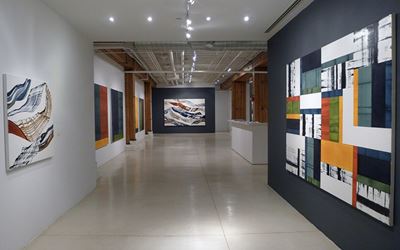 Exhibition view: Ricardo Mazal, Bhutan Abstractions, Sundaram Tagore Gallery, Chelsea, New York (20 November–20 December 2014). Courtesy Sundaram Tagore Gallery.
