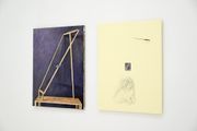 Structure with a Razor Blade/Drawing with a Kitten/Time by Masaya Chiba contemporary artwork 2