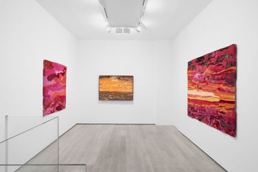Exhibition view: Tia-Thuy Nguyen, Sparkle In The Vastness, Almine Rech, Avenue Matignon, Paris (11 January–24 February 2023). Courtesy of the Artist and Almine Rech. Photo: Ana Drittanti.