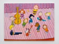 The Peanuts Dance by Keith Mayerson contemporary artwork painting