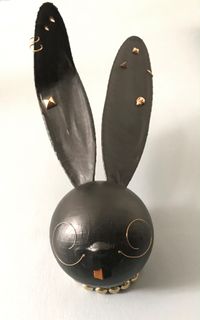 Punk Rabbit, Rock 3, 2018 by Maia Tabet contemporary artwork sculpture