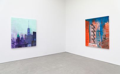 Exhibition view: Tabboo!, Cityscapes, KARMA, 188 E 2nd Street (3 March–16 April 2022). Courtesy KARMA.