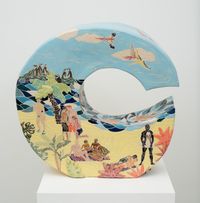 Barrel Wave by Krzysztof Strzelecki contemporary artwork sculpture