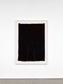 Burned piece (Dark red velvet from Spain) by Edith Dekyndt contemporary artwork 2