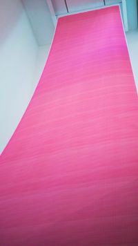 Magenta Painting by Sun Choi contemporary artwork installation