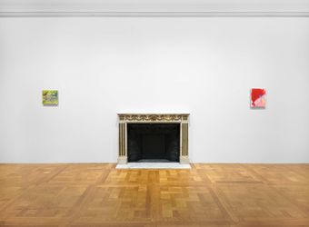 Exhibition view: Emma McIntyre, An echo, a stain, David Zwirner, 69th Street, New York (21 September–28 October 2023). Courtesy the artist and David Zwirner.