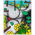 In the Flowers (Saturday) by Carroll Dunham contemporary artwork 1