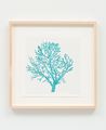 Numbers and Trees: Assorted Trees #7, Turquoise Trees, Tree F by Charles Gaines contemporary artwork 1