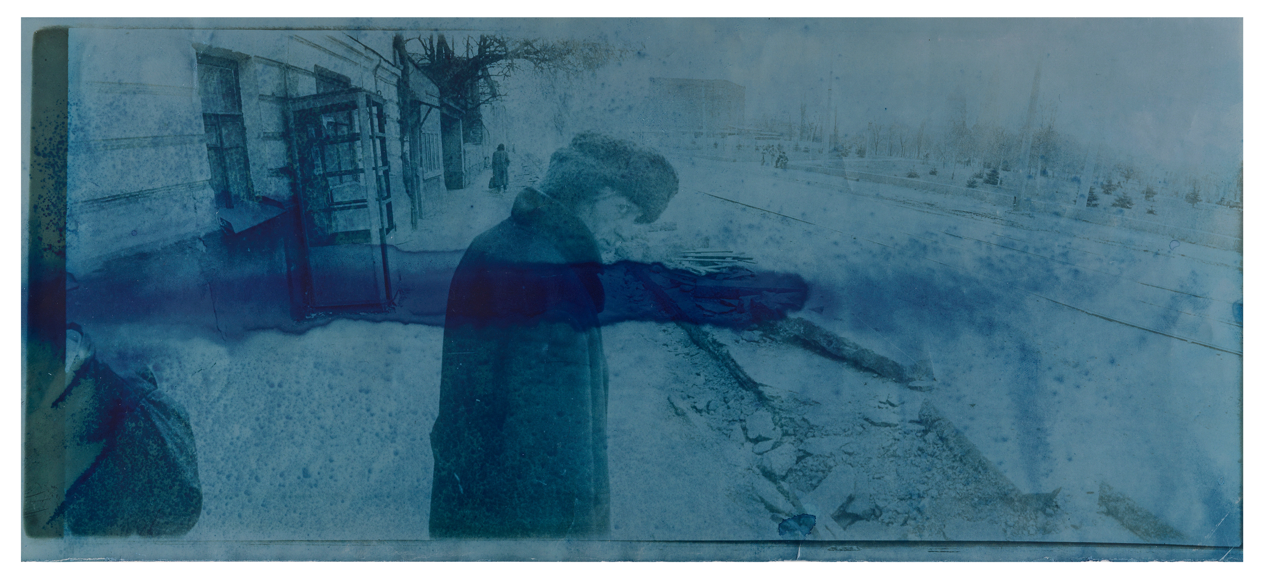 At Dusk, 1993 by Boris Mikhailov, Giclée print, 50 x 110 cm (22