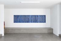Blue Strips by Gavin Hipkins contemporary artwork print, mixed media