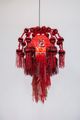 Mesmerizing Lantern – Four Guardians in Crimson Mesh by Haegue Yang contemporary artwork 5