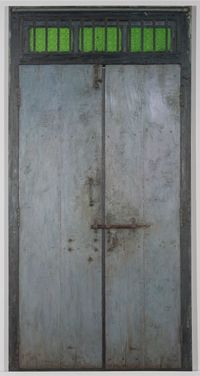 Door V by Abir Karmakar contemporary artwork painting