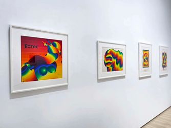 Exhibition view: Ay-O, Rainbow: Ay-O Print Exhibition, Whitestone Gallery, Taipei (2 April–8 May 2022). Courtesy Whitestone Gallery.