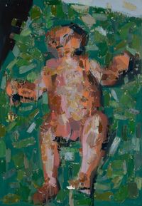 Bebek (The Infant) by Eşref Yıldırım contemporary artwork painting, mixed media