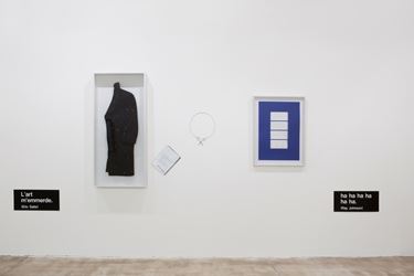 Exhibition view: Group Exhibition, Fluxus ABC, Galerie Krinzinger, Vienna (18 December 2019–14 February 2020). Courtesy Galerie Krinzinger.