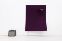Work on Felt (Variation 26) Purple by Naama Tsabar contemporary artwork sculpture