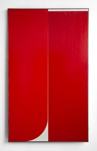 Red #1 by Johnny Abrahams contemporary artwork painting