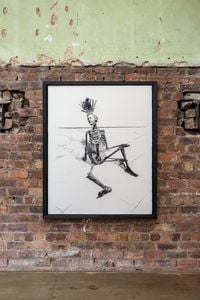 Strawman (Charcoal) by Simon Starling contemporary artwork