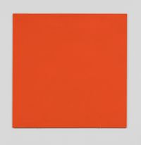 Untitled, Orange Monochrome (EPW: Orange) by John Nixon contemporary artwork painting, works on paper