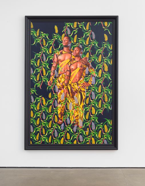 Portrait of Tony di heon Gonzales & Armando Leon Aquirre by Kehinde Wiley contemporary artwork