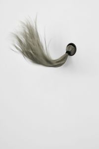 Ponytail (Gray) by Mika Rottenberg contemporary artwork sculpture