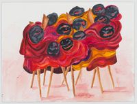 untitled: undercover; 2; 2020 by Phyllida Barlow contemporary artwork painting, works on paper