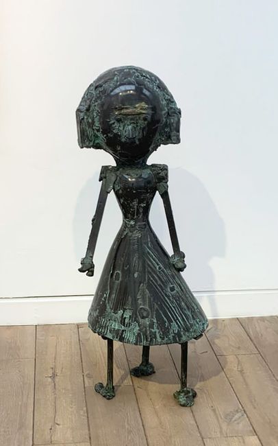 Girl I by Manolo Valdés contemporary artwork