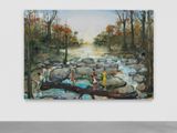 Crossing the Creek by Verne Dawson contemporary artwork 2