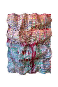 Infinite Thread Series No.21 by Kenny Nguyen contemporary artwork painting, textile