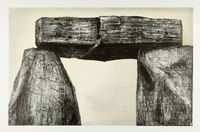 Stonehenge I by Henry Moore contemporary artwork print