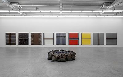 Jannis Kounellis, Solo Exhibition, 2014, Exhibition view at Almine Rech Gallery, Brussels. Courtesy the Artist and Almine Rech Gallery. © Jannis Kounellis.