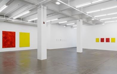 Exhibition view: Cheyney Thompson, Somewhere Some Pictures Sometimes, Andrew Kreps Gallery, New York ( 7 September–21 October 2017). Courtesy Andrew Kreps Gallery, New York.