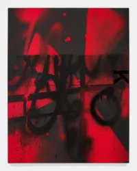 Black Dada (K) by Adam Pendleton contemporary artwork painting